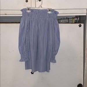 Off the shoulder , dress shirt